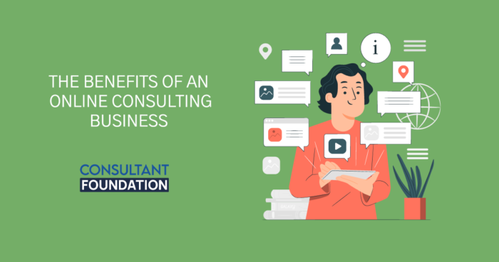 The benefits of an online consulting business consulting books