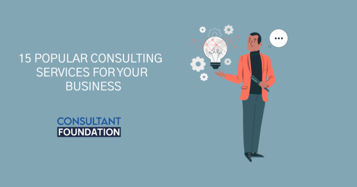 15 Popular Consulting Services for your Business consulting books