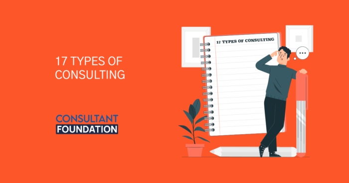 17 TYPES OF CONSULTING types of consulting
